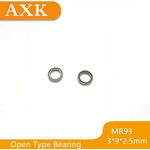 2021 Rushed Special Offer Free Shipping 10 Pcs Abec -3 Mr93 Open 3x9x2.5 Mm Type Miniature Ball Bearings L-1170