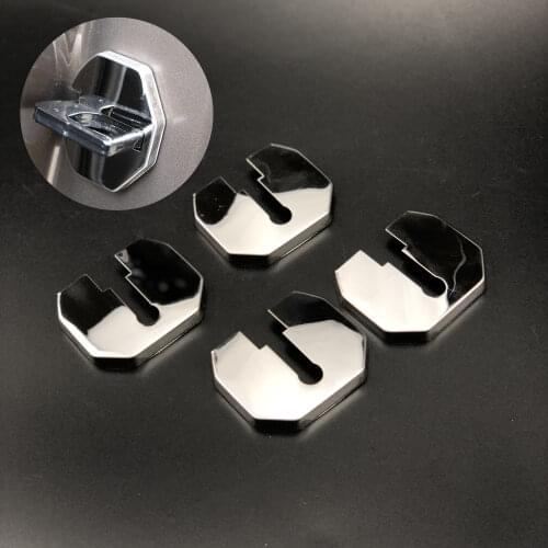 4pcs/lot Stainless Car Door Lock Protection Cover Trim Fit For Ford Explorer 2016-2019/Expedition 2007