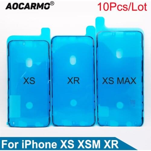 Aocarmo LCD Display Screen Waterproof Adhesive Front Frame Glue Tape Sticker For iPhone XS /XS Max /XR 5.8" 6.1" 6.5"