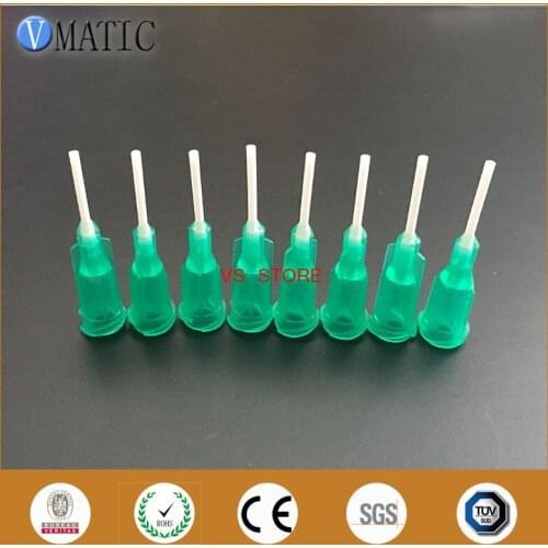 Free Shipping Top Rated Store 100Pcs 0.5'' Pp Flexible Needle Tips 18G 1/2 Inch