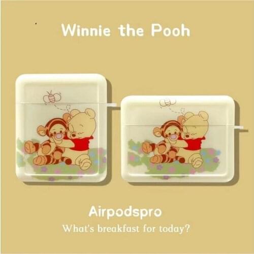 Disney Bear Tigger Headphone Case Soft Case for Apple Headphone Case Airpods Pro Case for Airpods 2 1