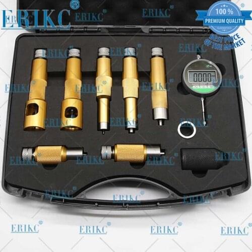 ERIKC Common Rail Injector Nozzle Washer Gaskets Space Testing Tools sets Shims Lift Measure Instrument