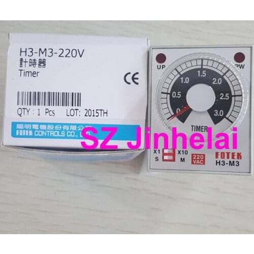 FOTEK H3-M3-220V Authentic original Time relay H3-M3 220V