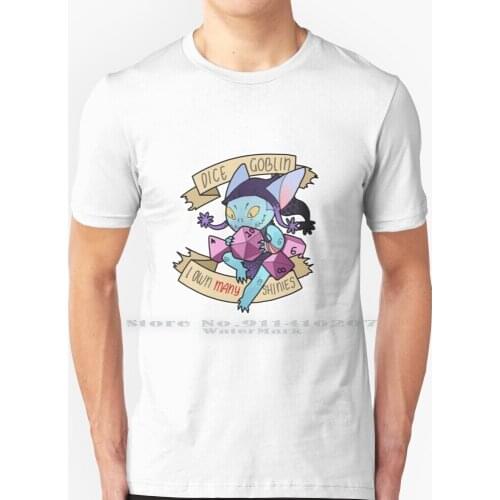 Dice Goblin , 2 T Shirt 100% Pure Cotton Dnd Dnd Dice Dice Dice Set Dice Goblin Dice Hoarder Hoarder Die Dnd Creature Goblin