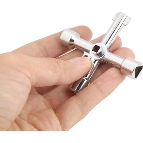 Multi-function Triangle Square Key Wrench Plumber Keys for Gas Electric Meter Classic Colors and Simple Durable Design