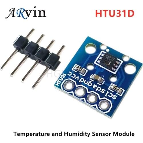HTU31D Temperature and Humidity Sensor Module High-precision Probe HTU21D Upgrade Version HTU31 for Arduino
