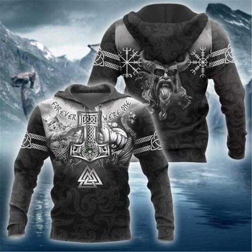 VIKING HAMMER OF THOR 3D Printed Men Hoodie Harajuku Fashion Hooded Sweatshirt Autumn Unisex hoodies sudadera hombre WS5389