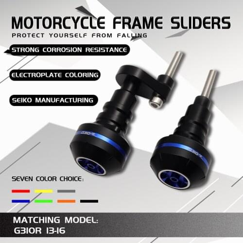 Motorcycle CNC Aluminum Falling Protection Frame Sliders Crash Protector For BMW G310R G310 R G 310R 2015 2016