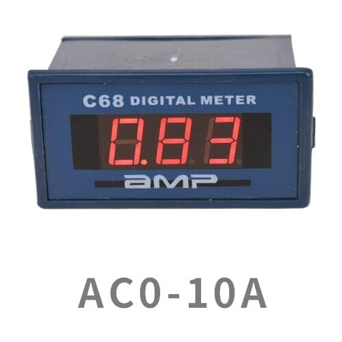 Single-phase AC current meter digital display 220V10A small-scale digital current detection module compatible with 85L17