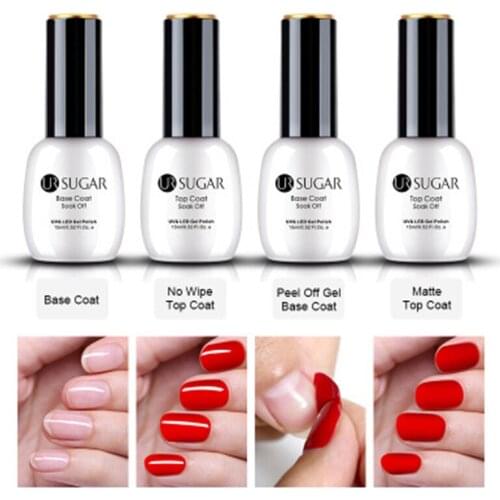 Manicure Base Coat Top Coat Nail Polish Long Lasting Easy Apply Remove Manicure Supplies MPwell
