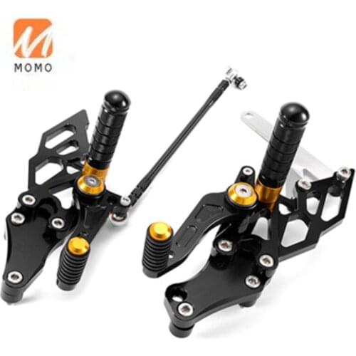 Motorcycle Adjustment Foot Padel Footrests Aluminum Rearset Rear Footpeg Foot Rest For Yamaha YZF R15 V3 2017-2020