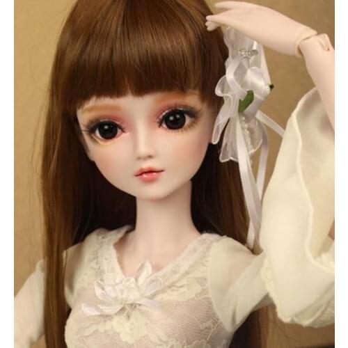 FULL SET Top quality 1/3 bjd girl 60cm pvc doll wig clothes all included night lolita reborn baby doll xuefenfei best gift toy