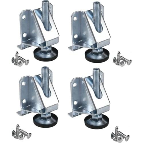 Adjustable feet, Adjustable Furniture Leg Levelers, Shop Cabinets and Furniture Leveling Feet(4 Leveling Legs)