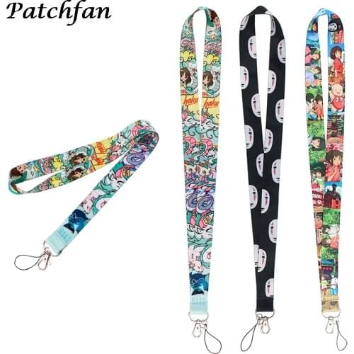 AD559 Patchfan Cartoon Lanyard For Keys Phone Strap Neck Strap Keychain Lanyards ID Badge Holder