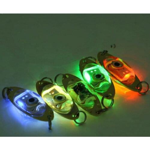 Fishing Lure Light Underwater Fish Attraction Lamp Accessories Fishing Lure Bait Led Fishing Light Lures Flashing Lure Squi I7S7