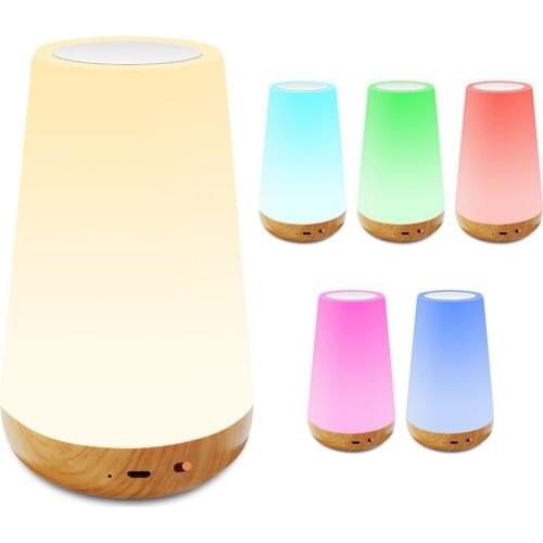 Smart Touching Control Night Light Induction Dimmer Intelligent Bedside Light USB Rechargeable Dimmable Table Night Lamp
