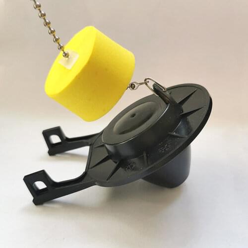 Universal Toilet Flapper and Chain with Float for 2 Inch Flush Valves, Water Saving Long Life Toilet Flapper, Easy to Install