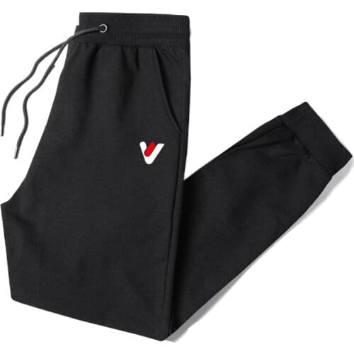 2021 spring and autumn trousers soft cotton mens casual pants sports tie feet fashion loose all-match trendy pants