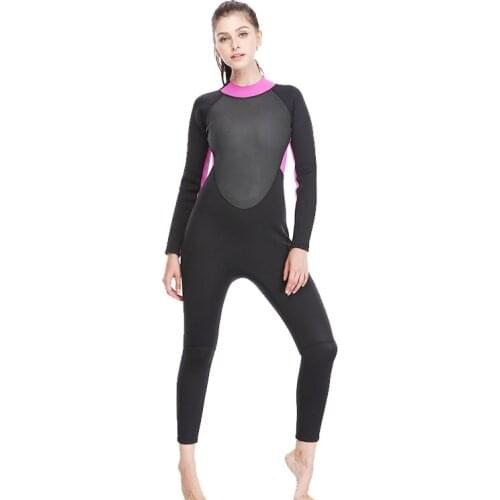 Lady Summer Water Sports Full Swimming Snorkeling Beach Suit 3mm Neoprene Surfing Suit Diving Wetsuit