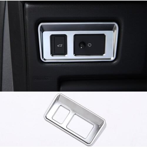 1 Pcs ABS Chrome Interior Tail Door Decoration Frame Trim For Land Rover Discovery Sport 2015-2018 Car Accessories