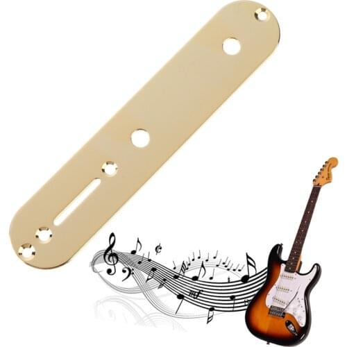 1Pc Guitar Parts Quality Plated Control Plate For Telecaster Tele Electric Guitar Gold/Black Color Plates