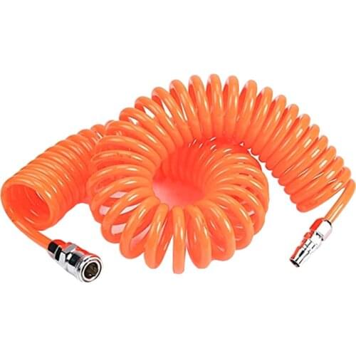 6M/9M/15M Pneumatic PU 12x8mm Air Compressor Telescopic Spiral Hose Spring Tube