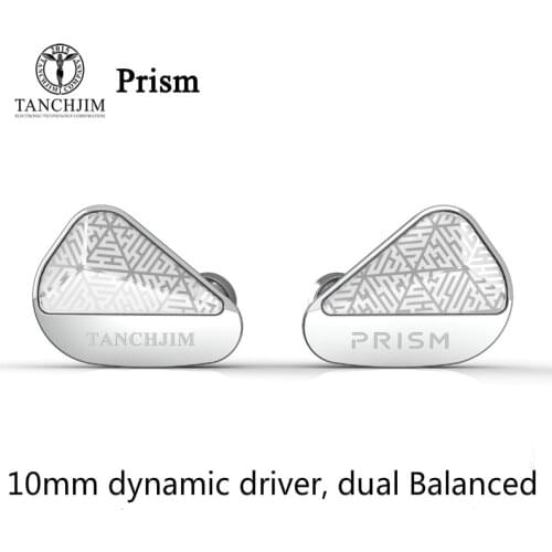 TANCHJIM Prism Flagship Hybrid IEM 10mm Dynamic Dual Balanced Armature Sonion Driver Hifi Music Monitor Audiophile Earphones