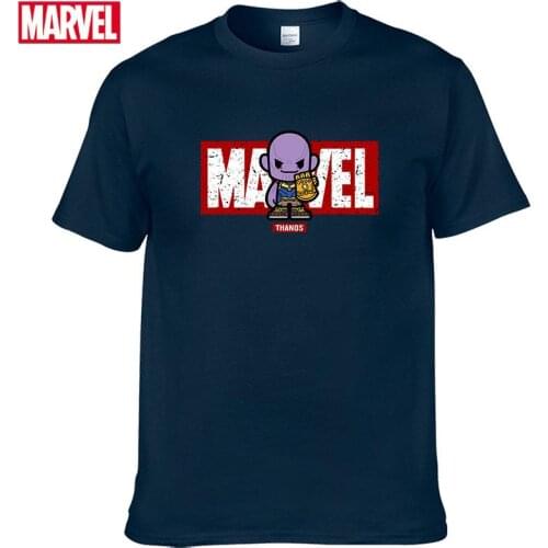 Marvel The Avengers Thanos T shirt Comfortable Breathable 100% cotton Fashion clothes for teens Summer Tops Mens shirts #160