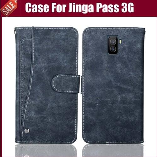 Hot Sale! Jinga Pass 3G Case High Quality Flip Leather Phone Case Protective Cover For Jinga Pass 3G Case With Card Slots