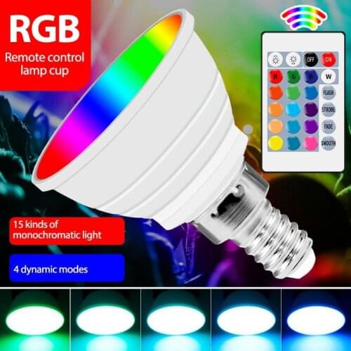 Smart Remote Control LED Bulb Lamp Downlight 220V E27 E14 GU10 MR16 LED Spotlight Plastic Aluminum Cool Spot Light Ceiling Light