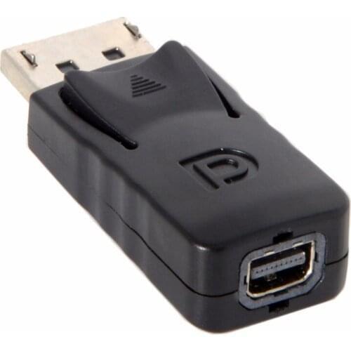Jimier CY DisplayPort Male to Mini DP DisplayPort Female Adapter for PC Computer Laptop HDTV Monitor