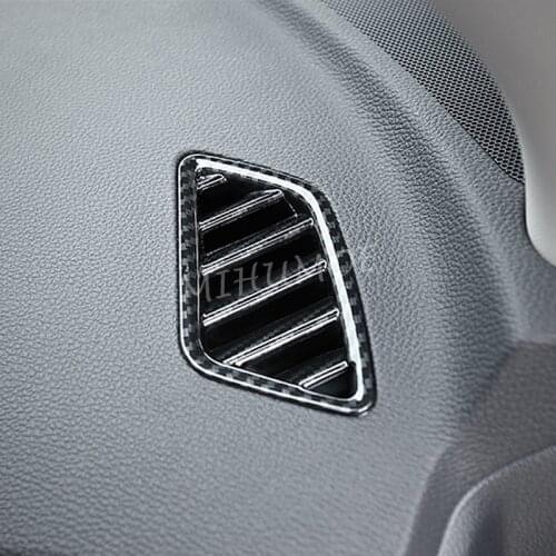 Carbon Fiber Dashboard Air Vent Cover For Mitsubishi Eclipse Cross 2018 2019 2020 Interior Trims