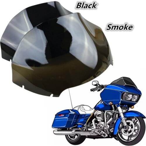Motorcycle 13" Windshield Windscreen For Harley Road Glide CVO Special FLTRXS Ultra FLTRUSE FLTRXSE FLTRX 2014-2020