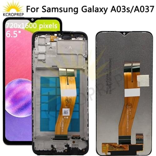 Original For Samsung Galaxy A03s LCD A037F,A037M,A037FD,A03 S display Touch Screen Digitizer For Samsung A03s Display