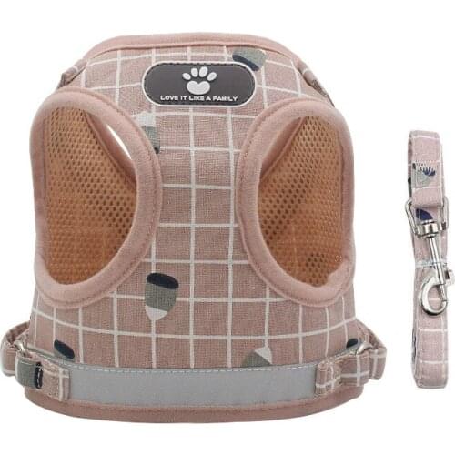 Pet Leash, Vest-style Dog Harness, Small And Medium-sized Dog Leash, Cats Chest And Back
