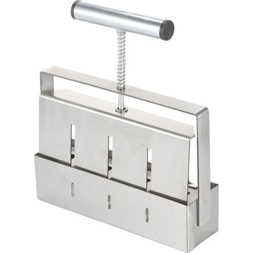 Handheld Soil Blocker 2-Inch Soil Block Maker Soil Blocking Tool with Dibbles Dibbers for Garden Prep