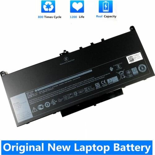 CSMHY New J60J5 Replacement Laptop Battery For Dell Latitude E7270 E7470 J60J5 R1V85 MC34Y 242WD 7.6V 55Wh