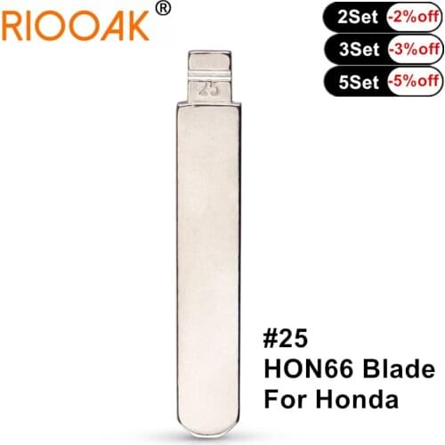 10pcs New Replacement Flip Key #25 KD Key Blade For Honda Civic Accord CR-V XR-V City HRV Venzel Jade Car Remote Replace Blank
