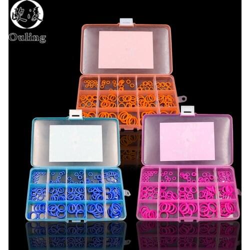125 pcs O-ring food grade silicone O-ring seal VMQ gasket waterproof and temperature-resistant environmental protection kit box