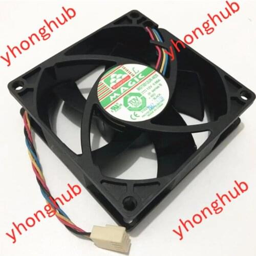 Magic MGT8012UR-W25 Server Cooling Fan DC 12V 0.66A 80x80x25mm 4-wire