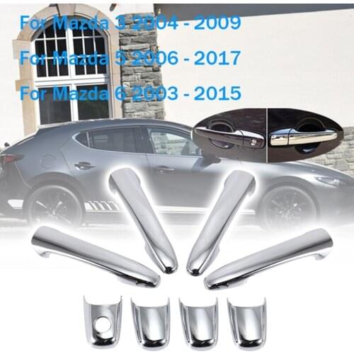 Car Protective Door Handle Cover Trim for Mazda 3 2004 - 2009 for Mazda 5 2006 - 2017 for Mazda 6 2003 - 2015