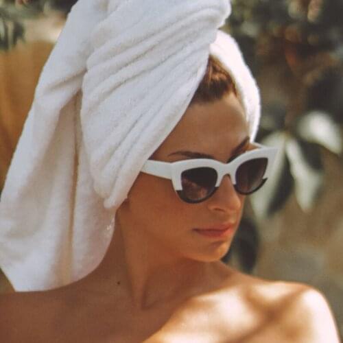 HKNA Classic Cat Eye Sunglasses Women 2021 Luxury Brand Designer Cateye Sun Glasses Women Vintage Gradient Shade for Women Gafas