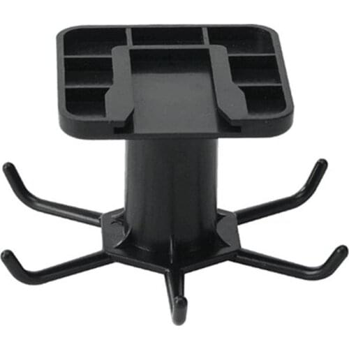 6 Hook Utensil Under Shelf Rotate Hook Holder Hang Storage Hook Kitchen Cabinet Racks Organizer Rotating Storage Hook