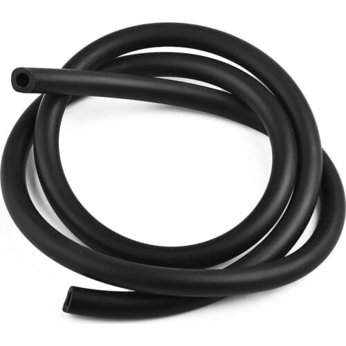 6mm 1/4in ID Full Silicone Fuel/Air Vacuum Hose/Line/Pipe/Tube 1 Meter Black Fuel Hose For Gasoline Diesel Production