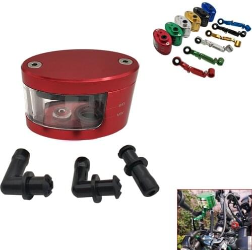 For Kawasaki Z1000SX Z750 Z1000 Z650 Z900 Z800 Z250 Motorcycle accessories Brake Fluid oil Reservoir Cup tank +support bracket