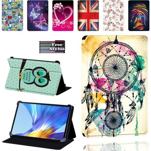 PU Leather Tablet Shell Cover for Huawei MatePad 10.4" 10.8"/ Honor V6 / Enjoy Tablet 2 10.1" Ultra Slim Lightweight Stand Case