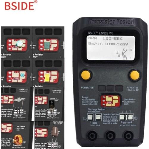 Digital Multimeter Analog Tester True RMS SMD Component Multi Metro DIY Transistor Crystal Capacitor NCV Testers ESR Meter