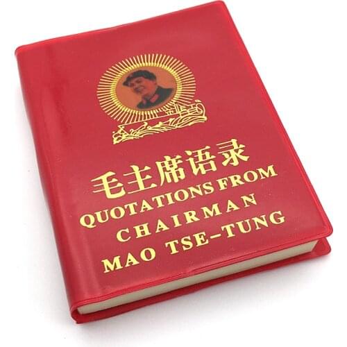 Quotations from Chairman Mao Tse-Tung Chinese/english book For adults artbook Mini the Little Red art book story books 398 page