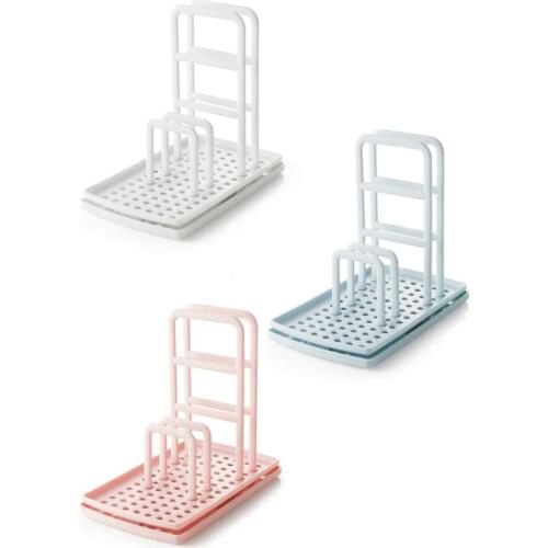 Rag Holder Plastic Sponge Storage Rack Rag Holder Towel Shelf Bathroom Kitchen Organizer Soap Drain Box Bathroom Accessories