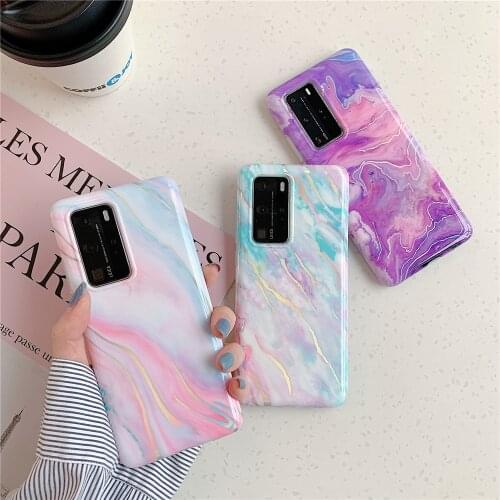 For Samsung A52 A72 Case Laser Marble Case on sFor Samsung Galaxy A12 A32 A42 A52 A72 5G Phone Cases Soft Silicone Cover Etui